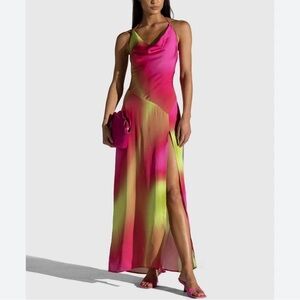 The Wolf Gang Makena Ombré Maxi Dress Size M